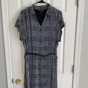 Lane Bryant Collard Belted Dress
